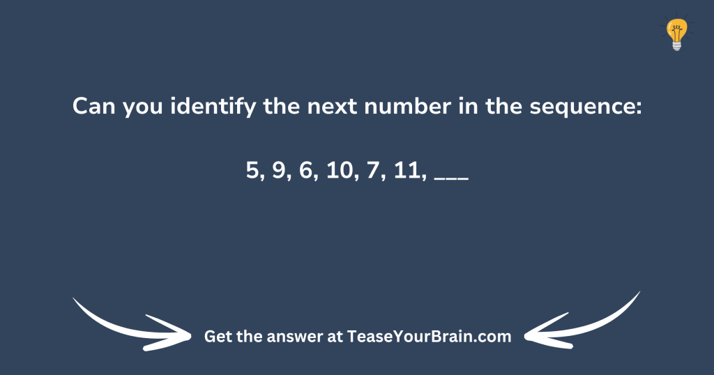 Alternating Sequence Math Puzzle