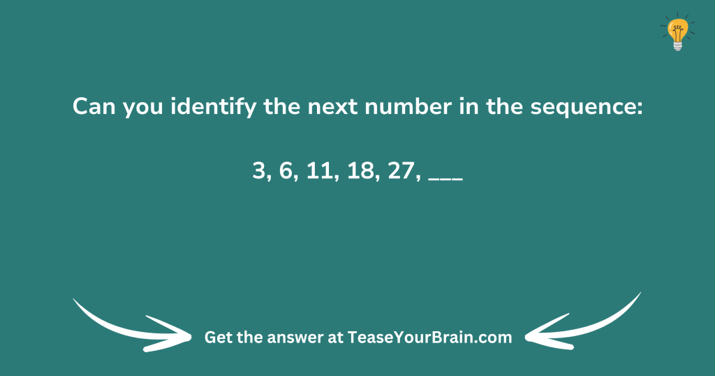 Arithmetic Sequence Math Puzzle