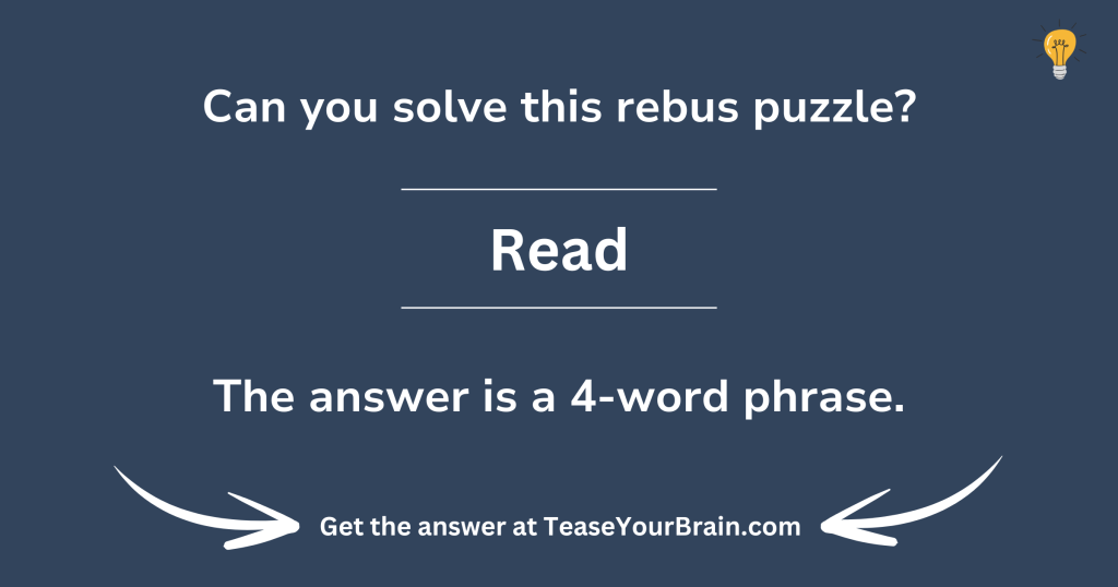 Read Rebus Puzzle