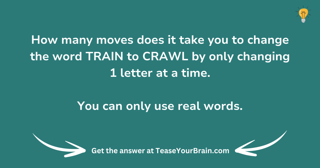 Train to Crawl Word Ladder