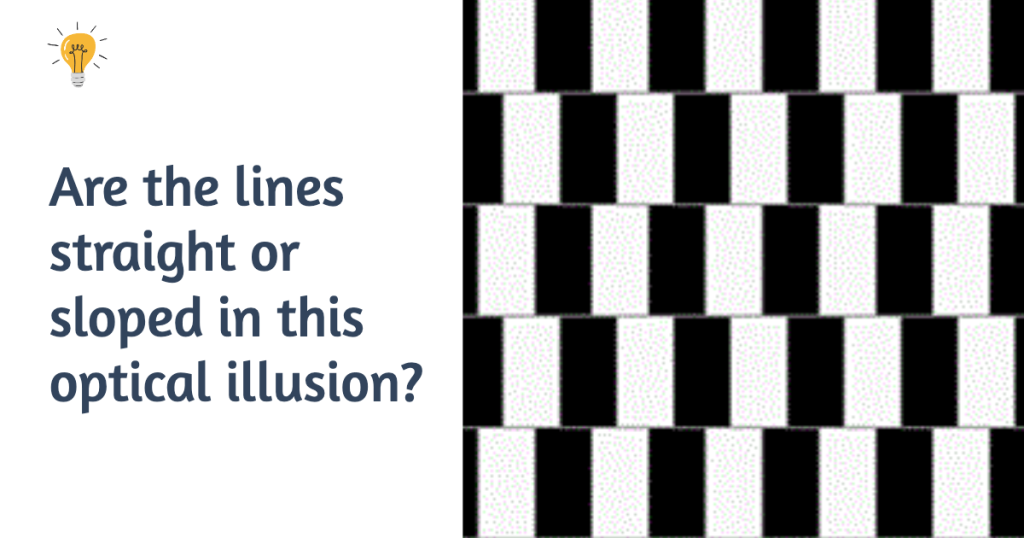 Horizontal Lines Optical Illusion - Facebook Share