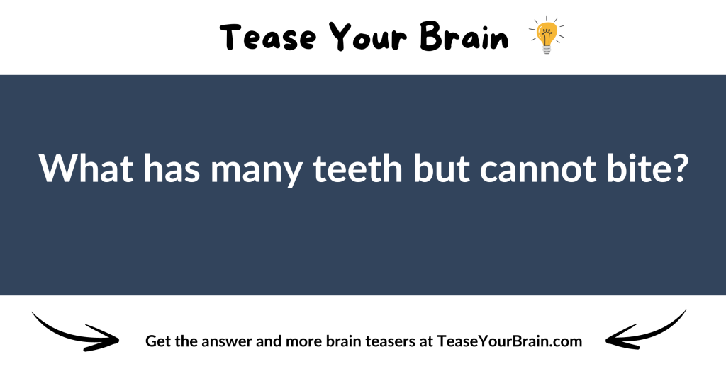 Many Teeth Riddle