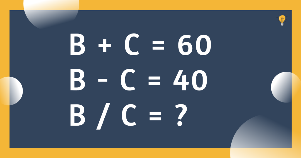 2 Variables Math Puzzle