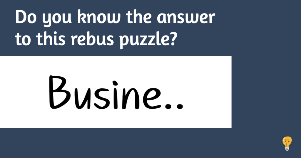 Business Brain Teaser