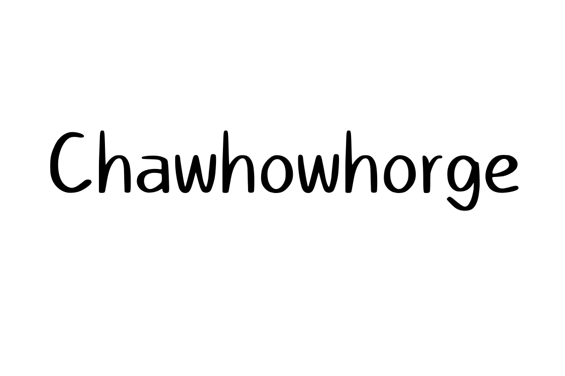 Chawhowhorge Brain Teaser