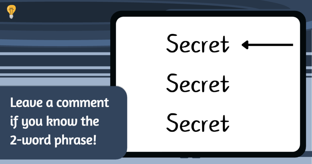 Secret Secret Secret